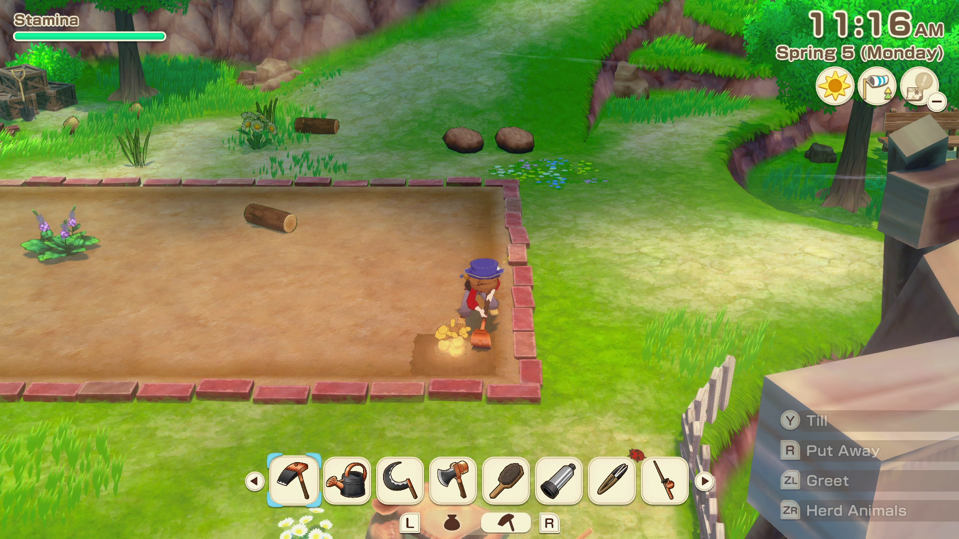 Tilling Soil