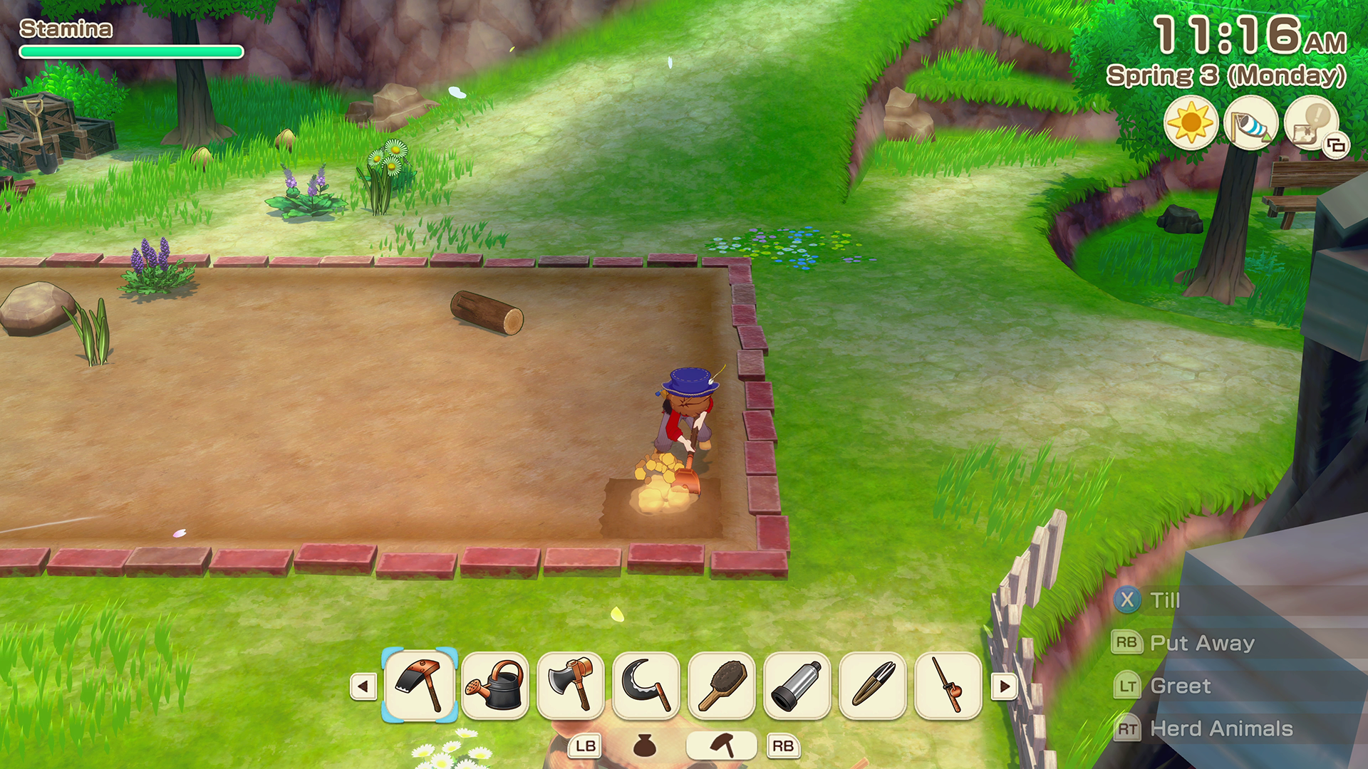 Tilling Soil