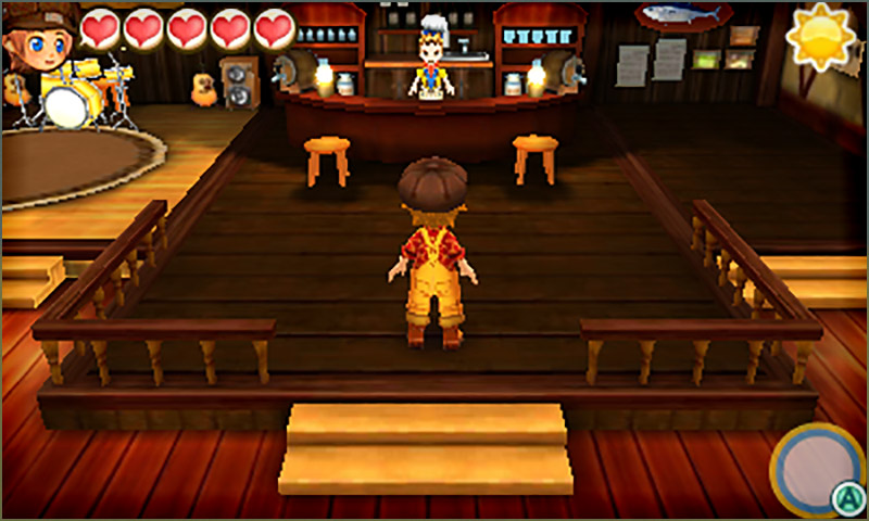 Story of Seasons: Trio of Towns - Westown: Restaurant Garden Grill screenshot