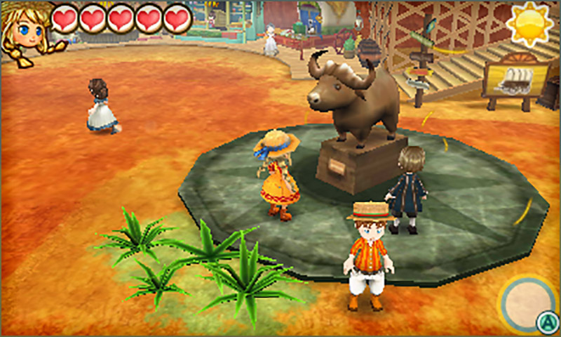 Story of Seasons: Trio of Towns - Westown: Buffalo Statue screenshot